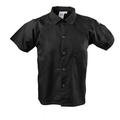Chef Revival Short sleeve Cook Shirt - Black - XS CS006BK-XS